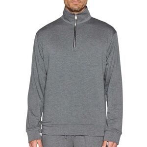 Bleusalt Men’s 1/4 Zip Pullover Gray